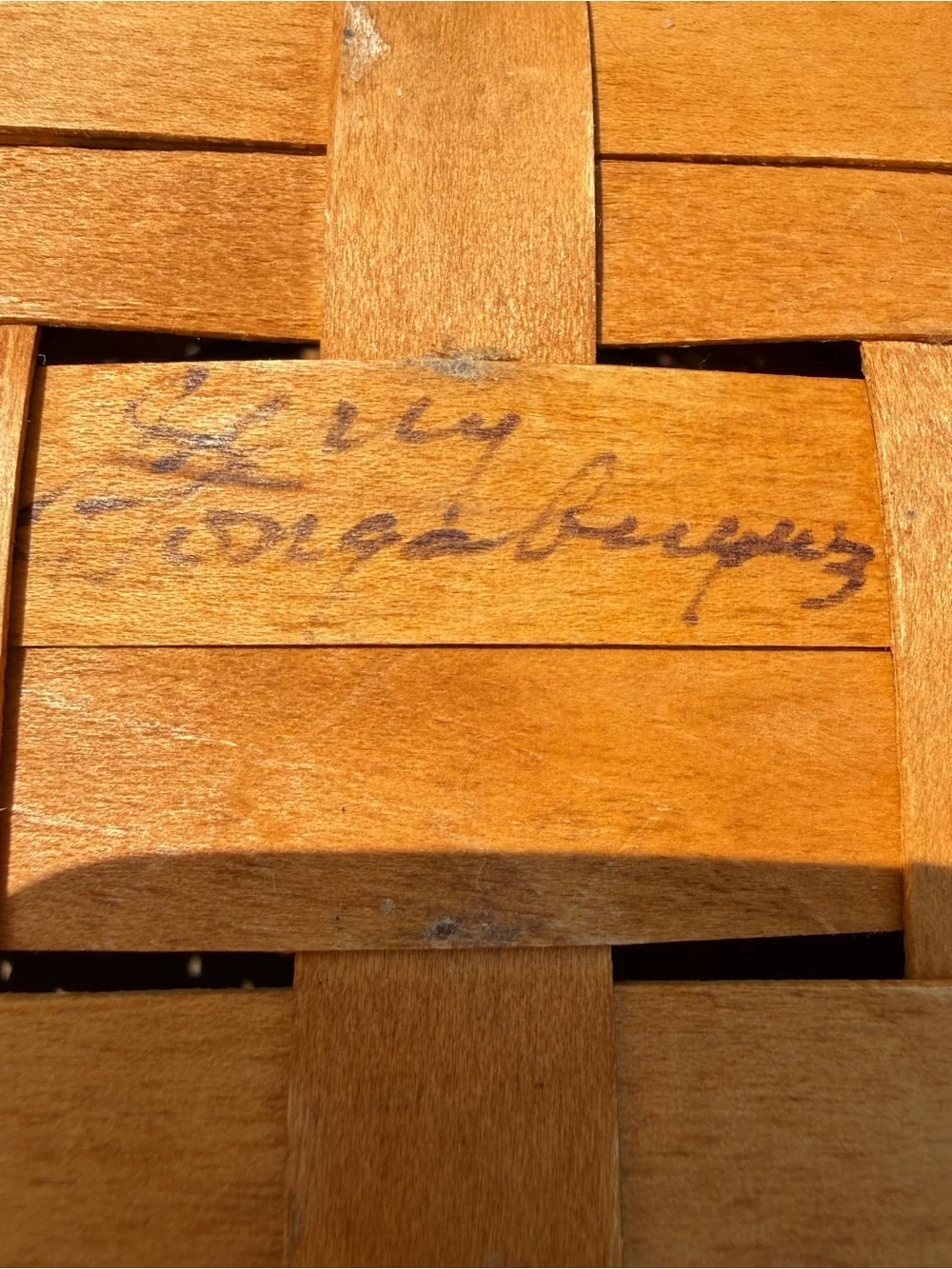 Vtg Longaberger Traditions Family Basket Set Signed by Jerry Judy & Wendy